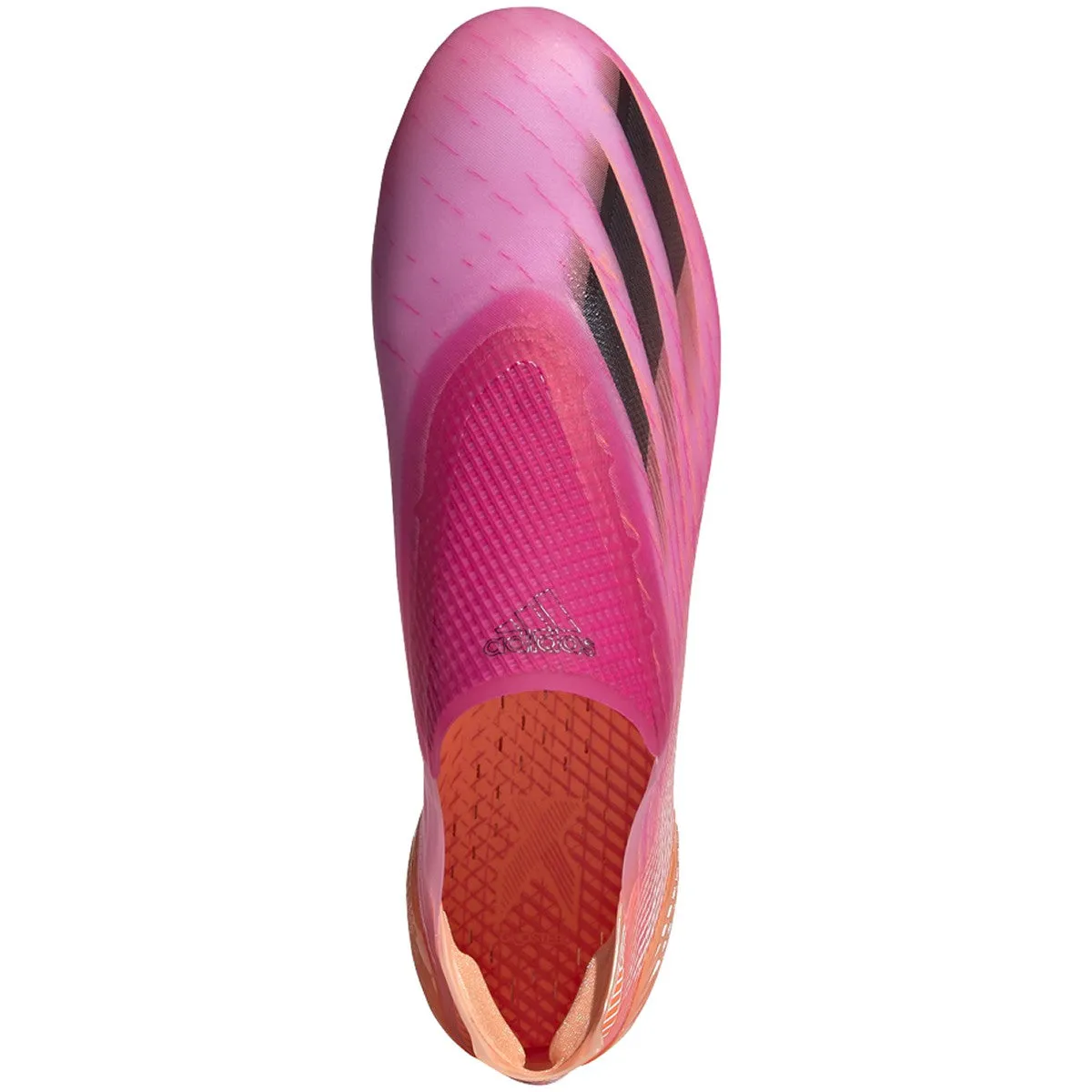 adidas X Ghosted   Firm Ground Cleats - Shock Pink/Core Black/Screaming Orange